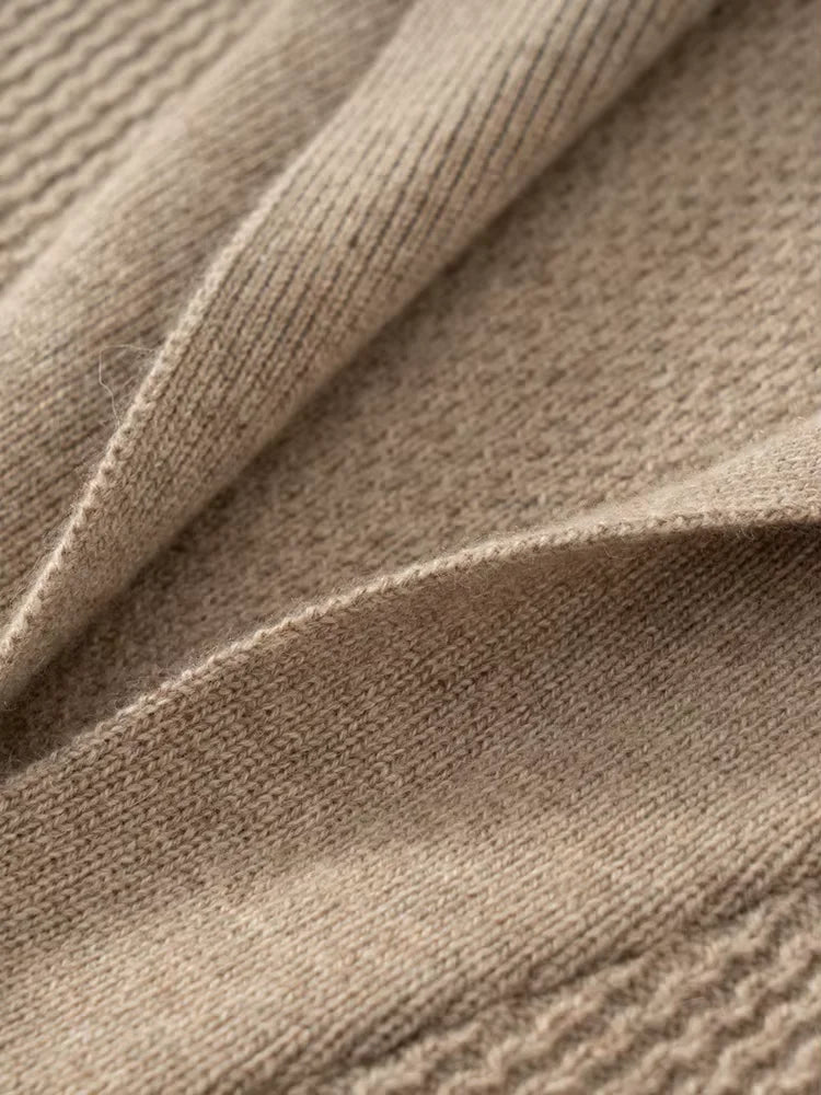 Lanlycashmere Men Shawl Collar Cashmere Cardigan