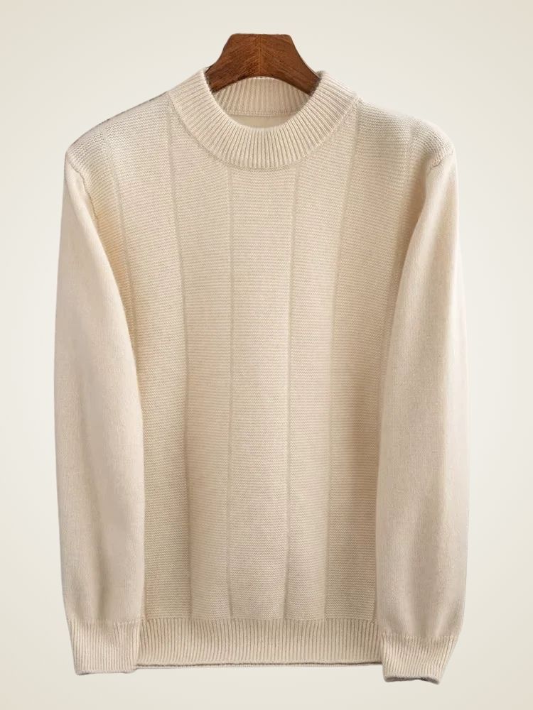 Lanlycashmere Men’s Crew Neck Cashmere Sweater