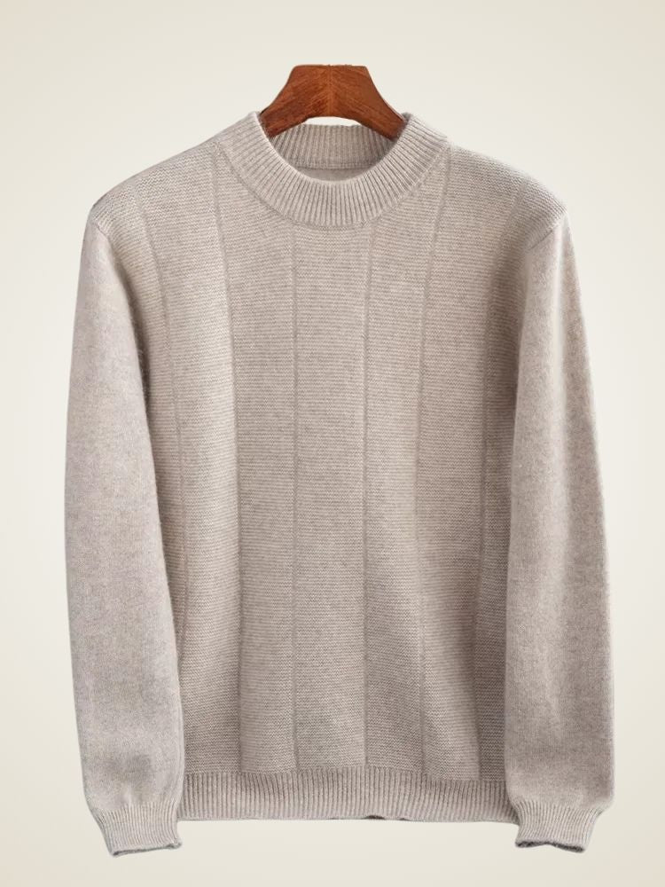 Lanlycashmere Men’s Crew Neck Cashmere Sweater