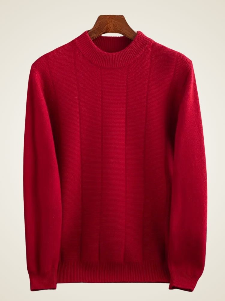 Lanlycashmere Men’s Crew Neck Cashmere Sweater