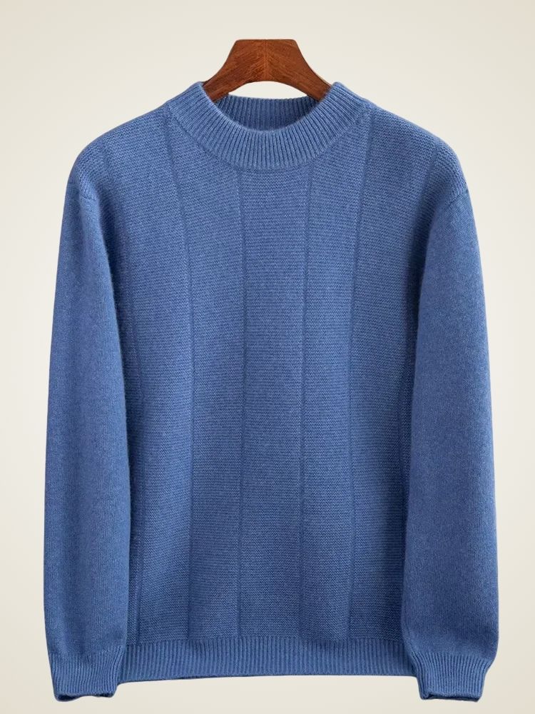 Lanlycashmere Men’s Crew Neck Cashmere Sweater