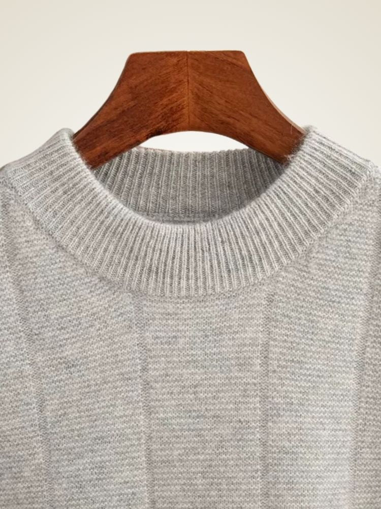Lanlycashmere Men’s Crew Neck Cashmere Sweater