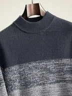 Lanlycashmere Men’s Mock Neck Cashmere Sweater