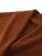Lanlycashmere Triangle Cashmere Scarf – Tie Knot Soft Knit Neck Wrap