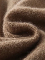 Lanlycashmere Triangle Cashmere Scarf – Tie Knot Soft Knit Neck Wrap