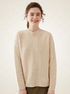 Lanlycashmere Warm Cashmere Sweater Women
