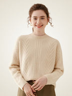 Lanlycashmere Warm Cashmere Sweater Women