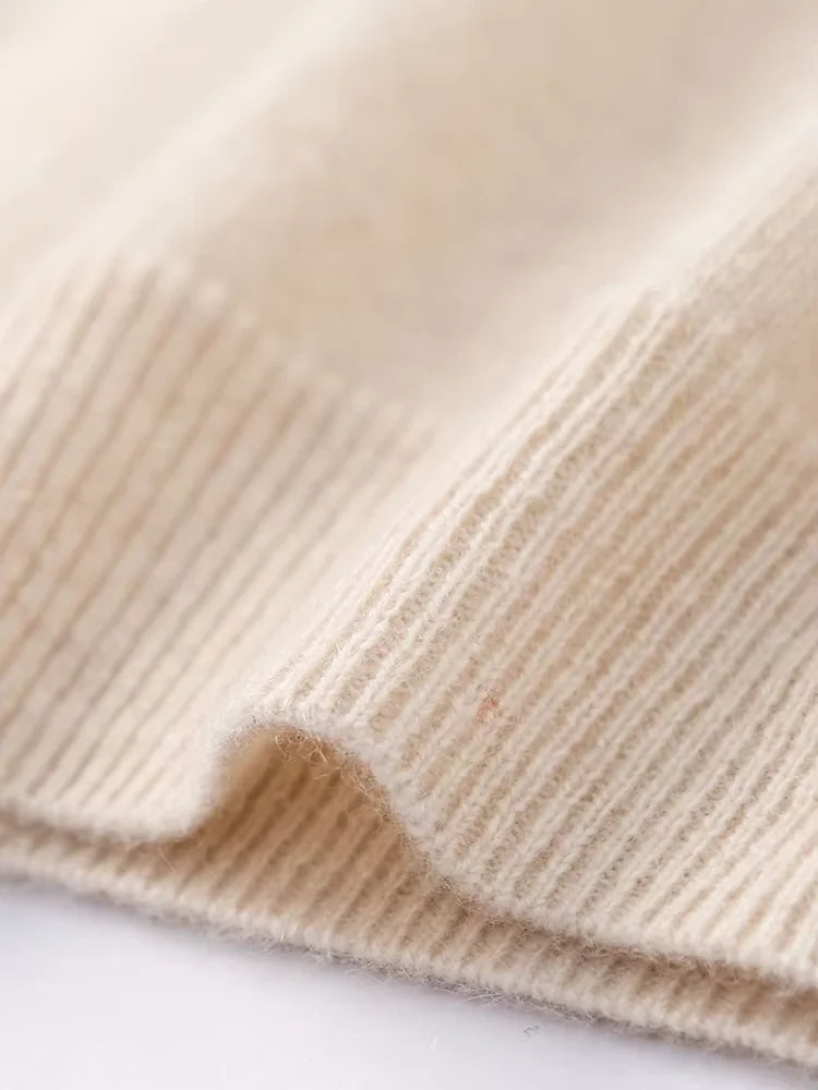 Lanlycashmere Women Cashmere Turtleneck Top – Lightweight Base Layer Sweater