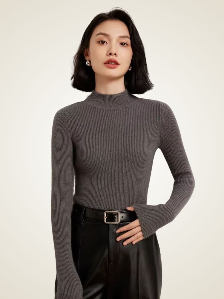 Lanlycashmere Women Cashmere knit base layer