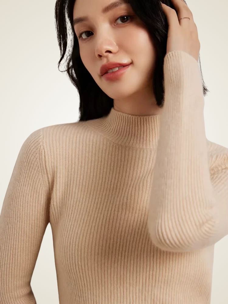 Lanlycashmere Women Cashmere knit base layer
