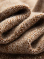 Lanlycashmere Women Crew Neck Cashmere Sweater 