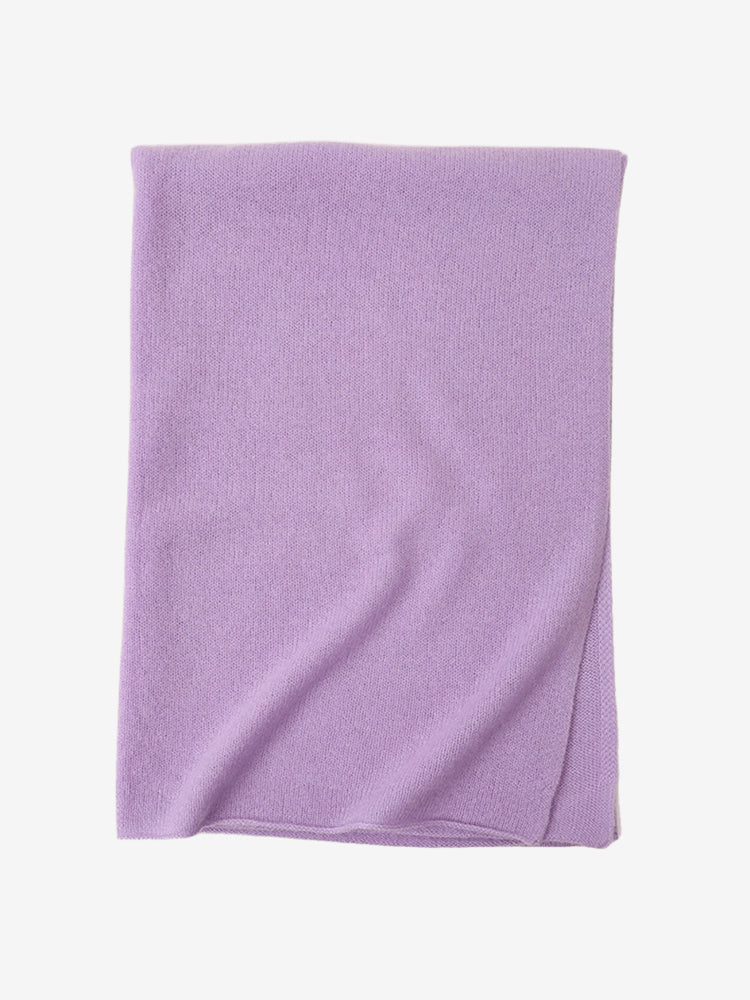 Lilac-LanlyCashmereKnitScarf-100_PureLightweightRibbedWrap