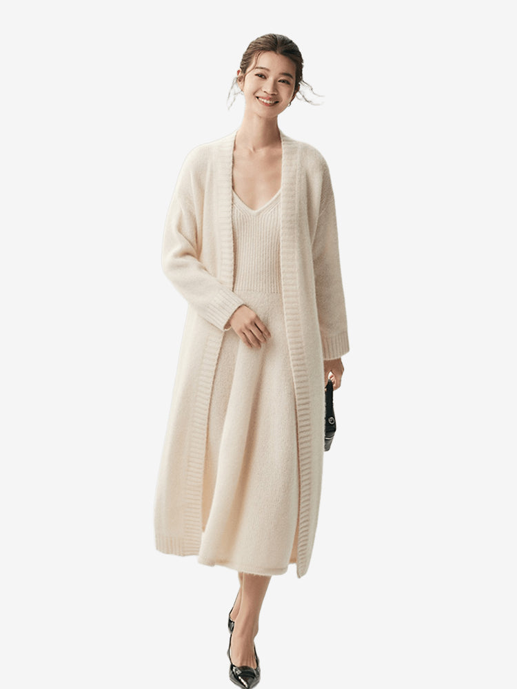 LANLY Luxury Hotel Cashmere Robe Wholesale: 100% Inner Mongolia Cashmere Long Robe for Boutique Hotel & Spa