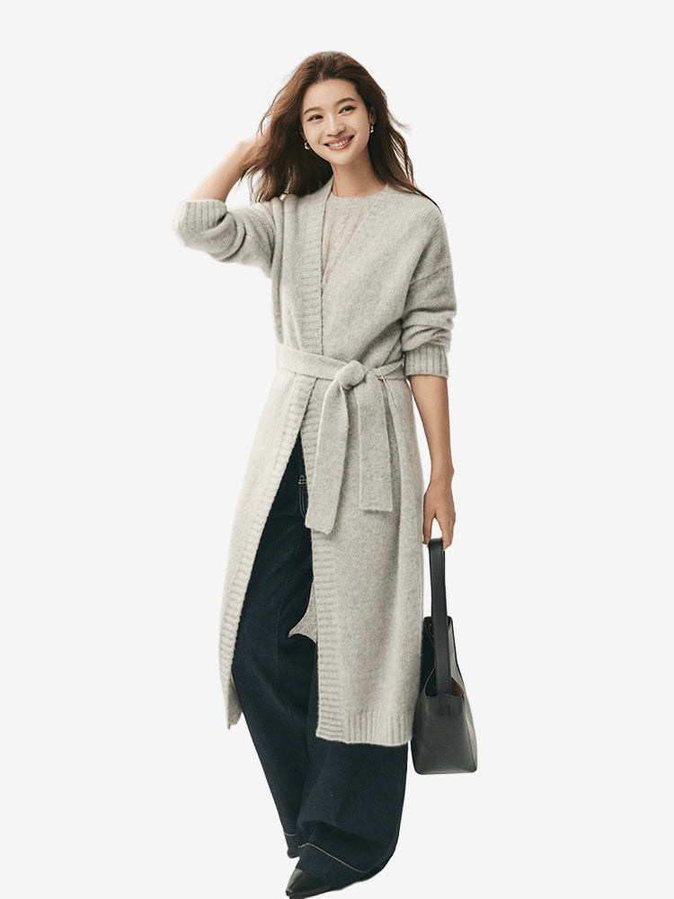 LANLY Luxury Hotel Cashmere Robe Wholesale: 100% Inner Mongolia Cashmere Long Robe for Boutique Hotel & Spa