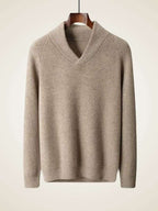 Men’s Shawl Collar Cashmere Sweater