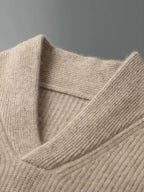 Men’s Shawl Collar Cashmere Sweater