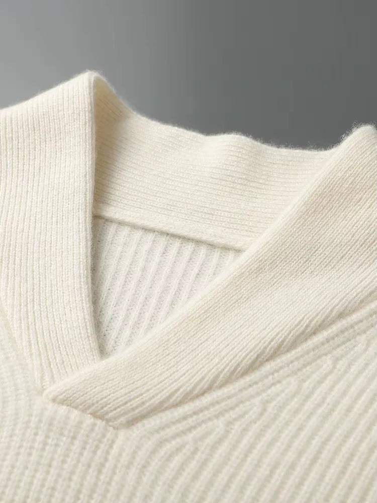 Men’s Shawl Collar Cashmere Sweater