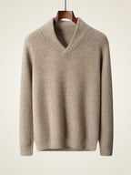 Men’s Shawl Collar Cashmere Sweater