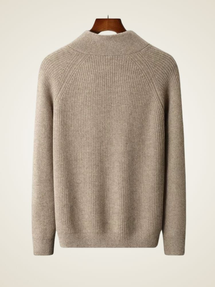 Men’s Shawl Collar Cashmere Sweater
