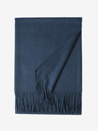 MidnightBlue-LanlyCashmereMerinoWoolScarf-100_PureWoolLargePashminaWrap-1