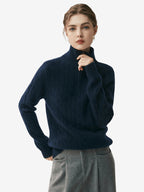 Women_sMongolianCashmereQuarterZipCableKnitSweater