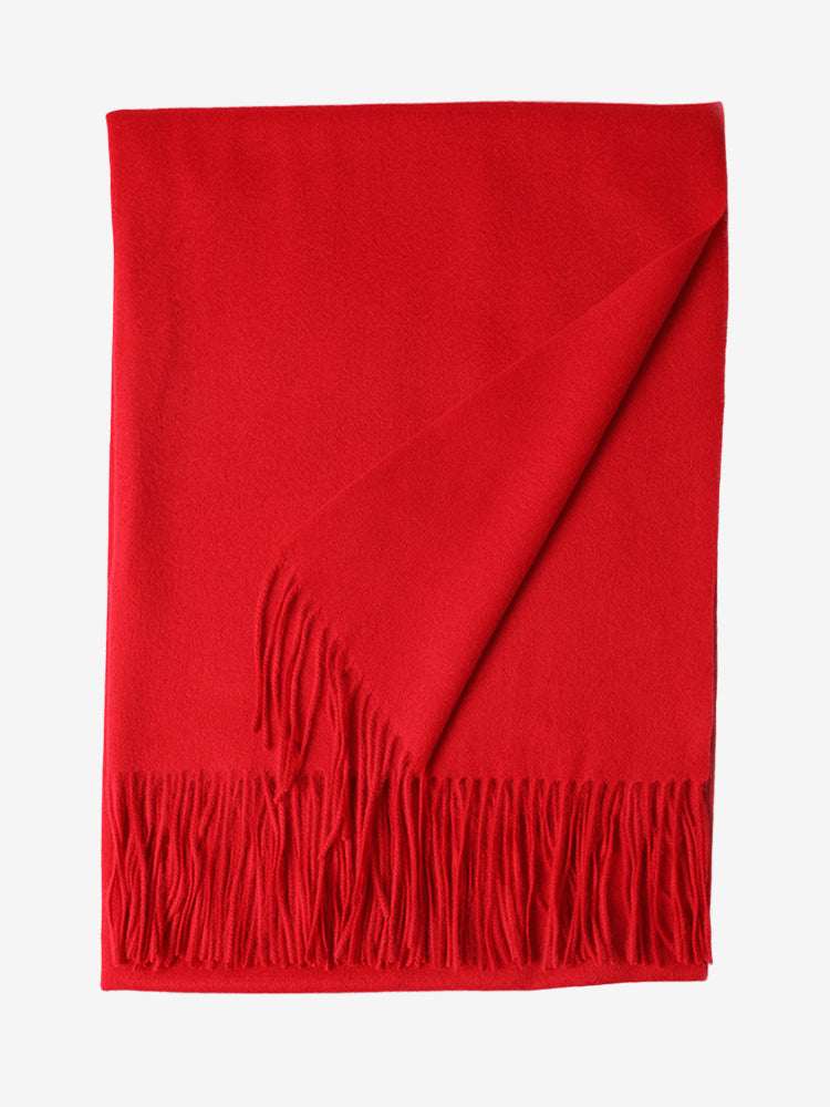 Red-LanlyCashmereMerinoWoolScarf-100_PureWoolLargePashminaWrap-1