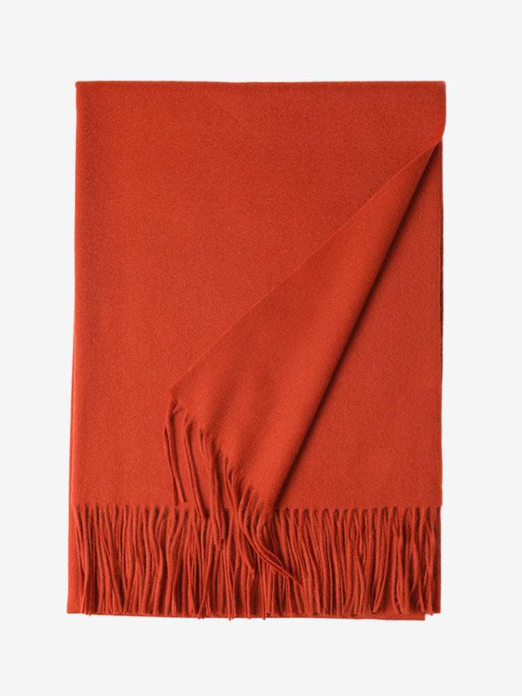Rust-LanlyCashmereMerinoWoolScarf-100_PureWoolLargePashminaWrap-1