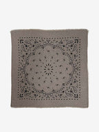 Lanly Cashmere Bandana Scarf - 100% Premium Printed Paisley Square Wrap