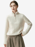 Women_sMongolianCashmereQuarterZipCableKnitSweater