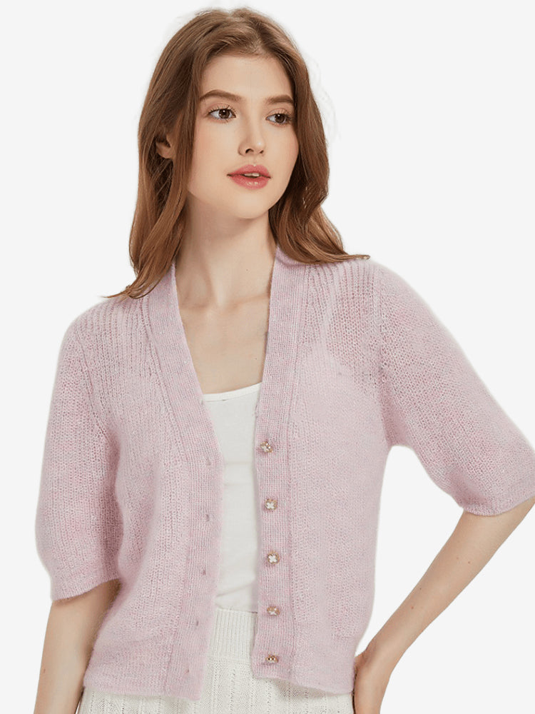 Women_sMohairShortSleeveCardigan
