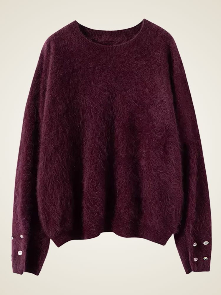 Women's Fuzzy Cashmere Sweater