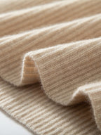 Aylenis -  Ribbed Mock Neck Cashmere Sweater