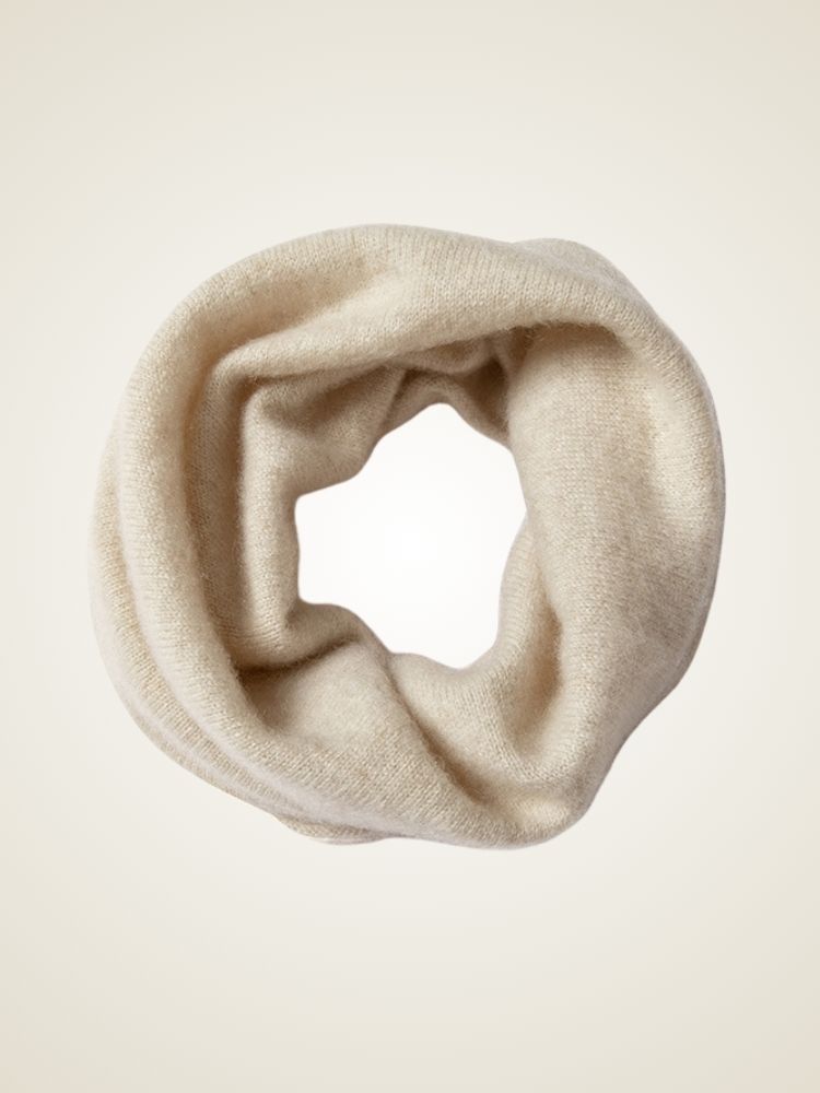 LanlyCashmere Cashmere Neck Gaiter – Soft Warm Infinity Scarf Unisex