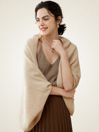 LanlyCashmere Cashmere Shawl Wrap – Soft Lightweight Knit Scarf