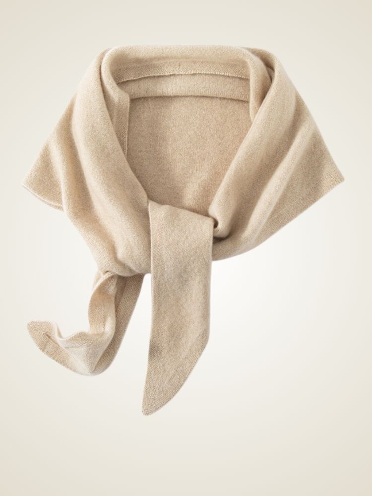 LanlyCashmere Triangle Cashmere Scarf – Large Soft Shawl Wrap