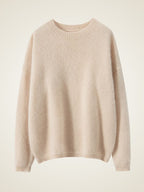 LanlyCashmere Women’s Classic Crew Neck Cashmere Sweater – Soft Knit Pullover