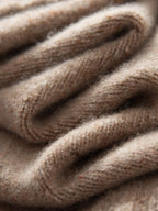 Lanly Cashmere Tweed Zip Jacket - Mongolia Mock Neck Sweater