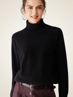 LanlyCashmere Women’s Classic Cashmere Turtleneck – Essential Soft Knit Sweater
