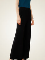 Lanlycashmere Women’s Cashmere Wide Leg Pants – Soft Knit Lounge Trousers