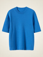 LanlyCashmere Super Fine Cashmere T-Shirt – Lightweight Crewneck Knit Top