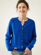 LanlyCashmere Women’s Cashmere Cardigan – Soft Knit Button Front Sweater