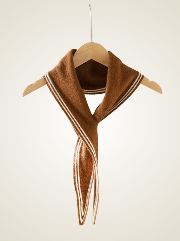LanlyCashmere Cashmere Triangle Scarf – Soft Lightweight Knit Neck Wrap