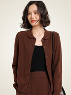 Edra - Cardigan en Cachemire Boutonné