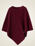 LanlyCashmere Women’s Cashmere Poncho Sweater – Elegant Loose Knit Cape