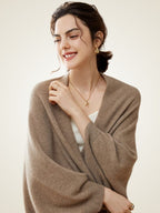LanlyCashmere Cashmere Shawl Wrap – Soft Lightweight Knit Scarf