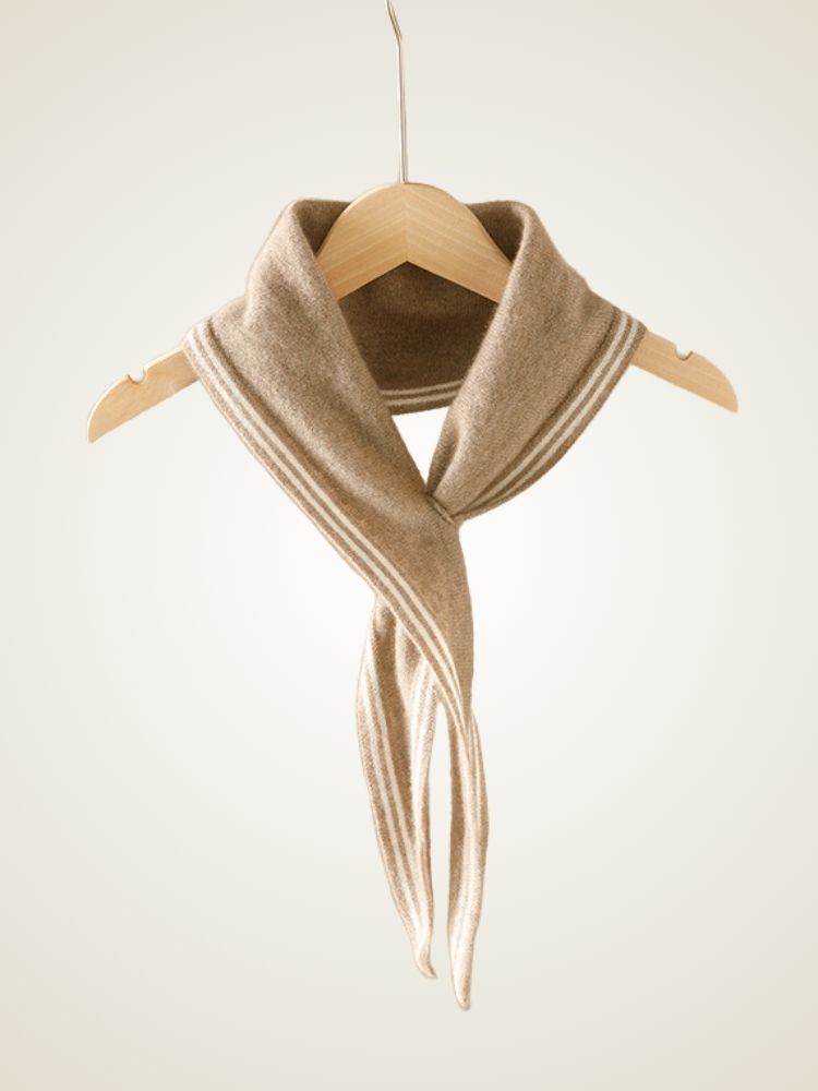 LanlyCashmere Cashmere Triangle Scarf – Soft Lightweight Knit Neck Wrap