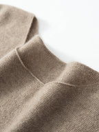 LanlyCashmere Women’s Cashmere Lounge Set – Soft Knit Sweater & Wide Leg Pants
