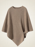 LanlyCashmere Women’s Cashmere Poncho Sweater – Elegant Loose Knit Cape