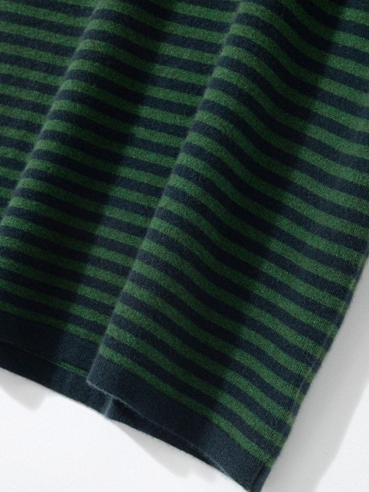 Lioraen - Gestreiftes Kaschmirkleid