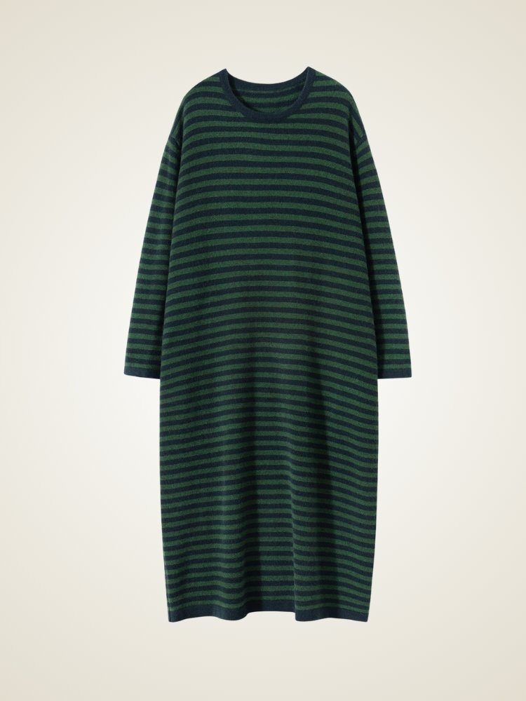 Lioraen - Gestreiftes Kaschmirkleid